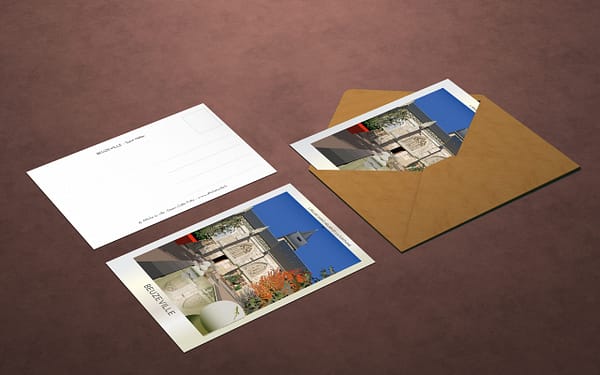 Carte Postale de Beuzeville et son église Saint-Hélier