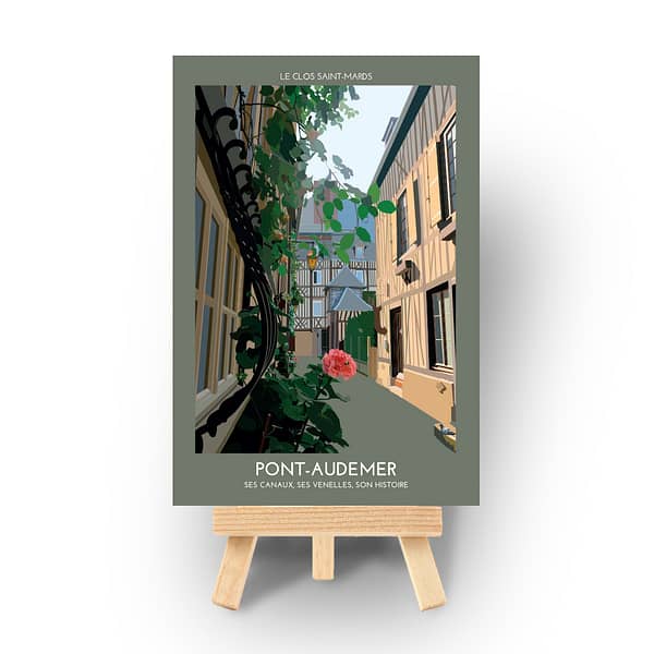 Le clos Saint-Mards en carte postale